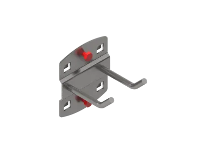 Dupla akasztó ferde véggel